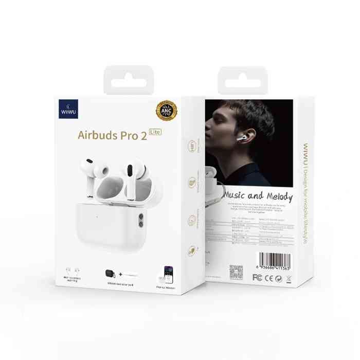 Wiwu Airbuds Pro 2 Wireless Earbuds With Super Anc (Gen 2) E Wiwu Airbuds Pro 2 Wireless Earbuds With Super Anc (Gen 2) E