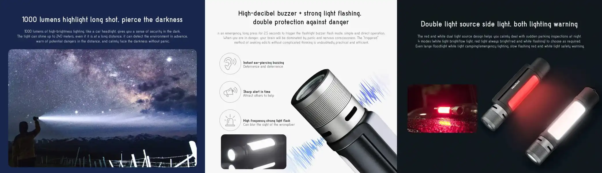 Xiaomi Nextool Outdoor 6 In 1 Thunder Flashlight B Xiaomi Nextool Outdoor 6 In 1 Thunder Flashlight B