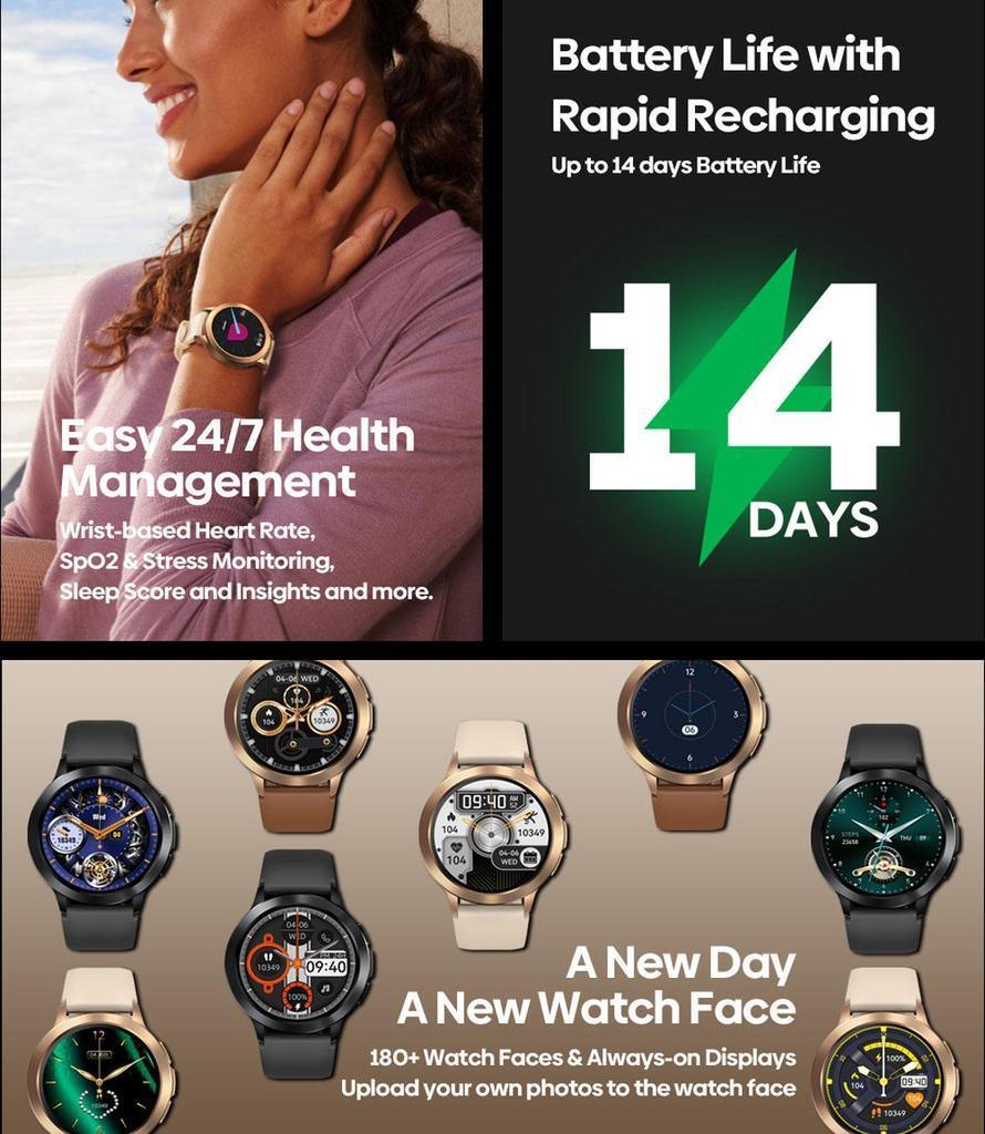 Zeblaze Btalk 2 Bluetooth Calling Smart Watch E