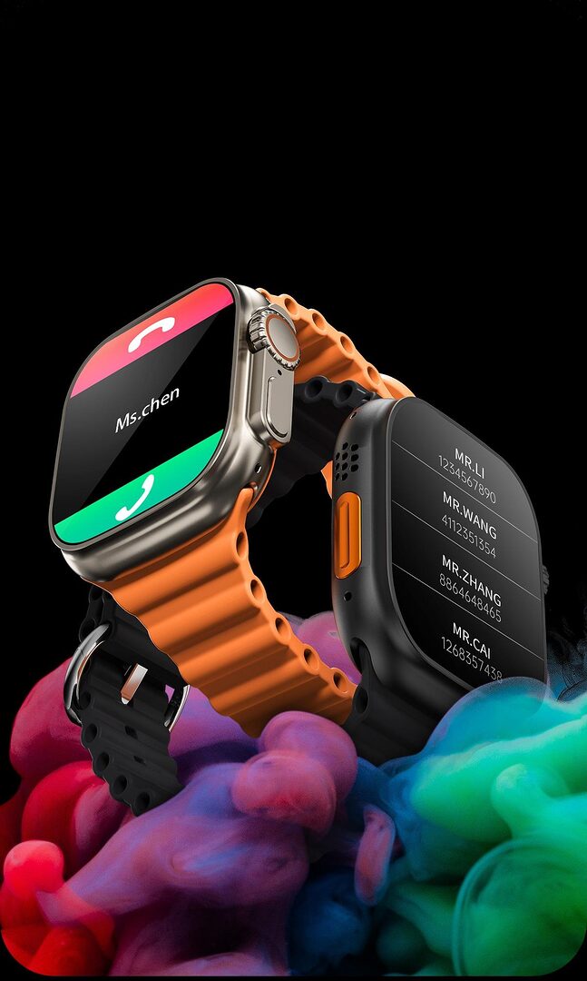 Zordai Zd8 Ultra Pro Rectangular Smartwatch D