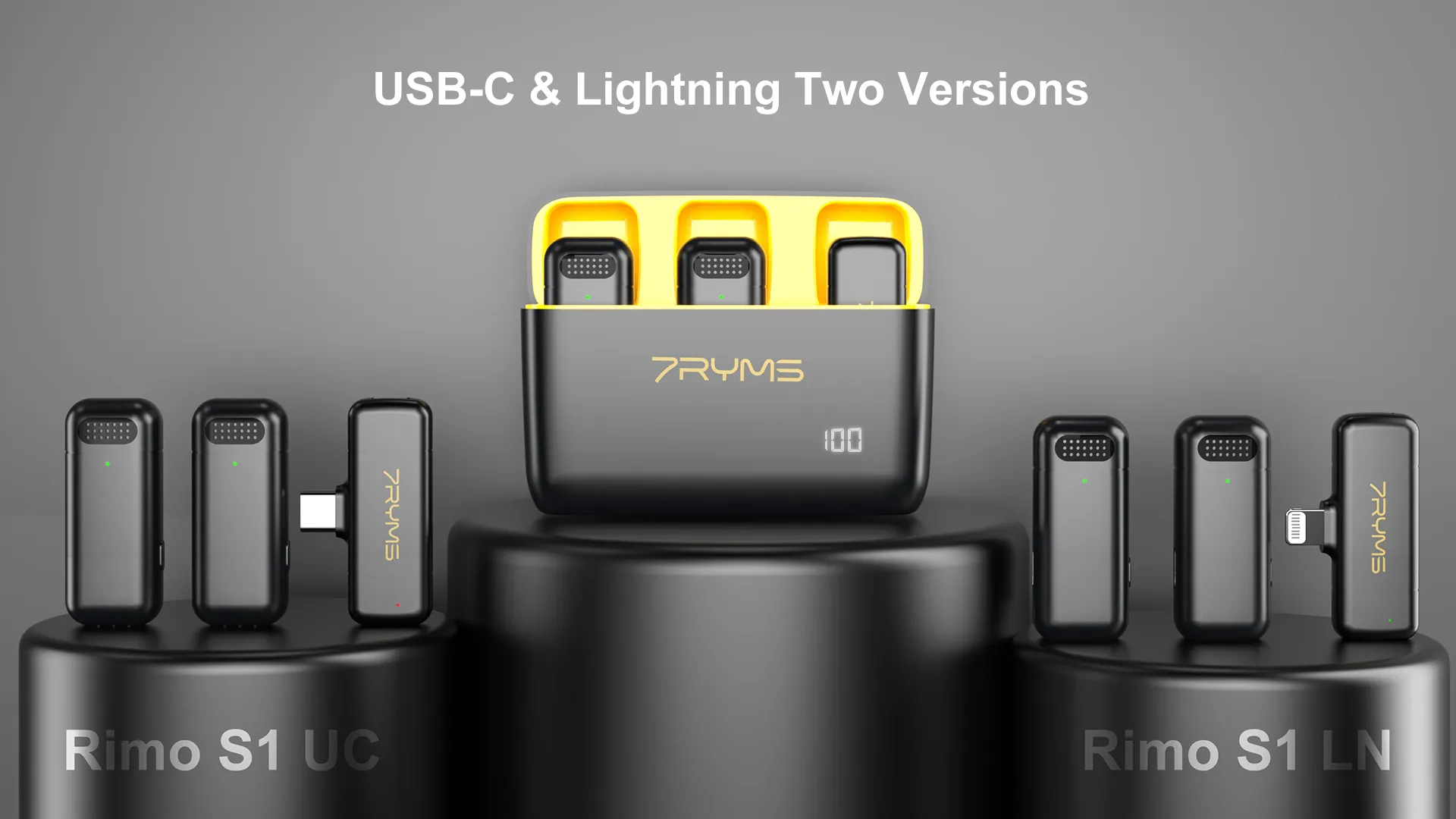 7Ryms Rimo S1 Uc Wireless Lavalier Microphone For Usb C Phone B 7Ryms Rimo S1 Uc Wireless Lavalier Microphone For Usb C Phone B