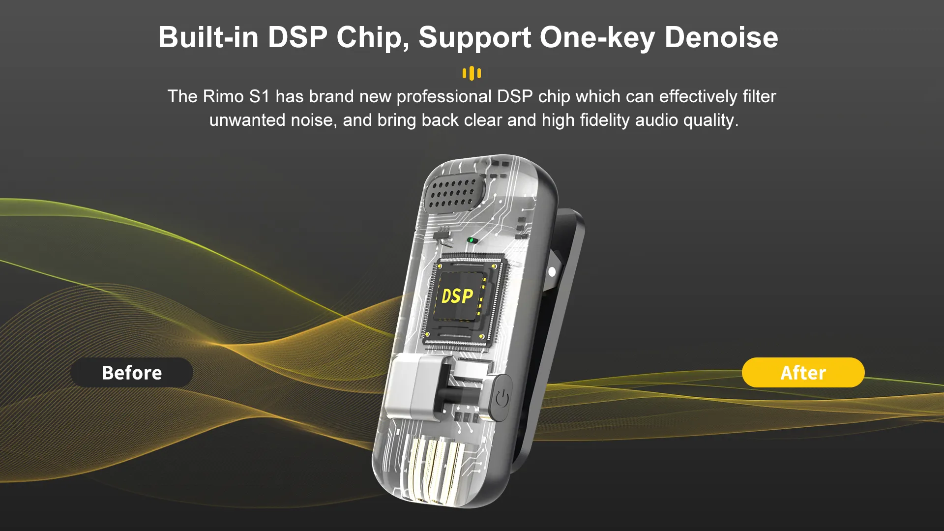 7Ryms Rimo S1 Uc Wireless Lavalier Microphone For Usb C Phone E 7Ryms Rimo S1 Uc Wireless Lavalier Microphone For Usb C Phone E