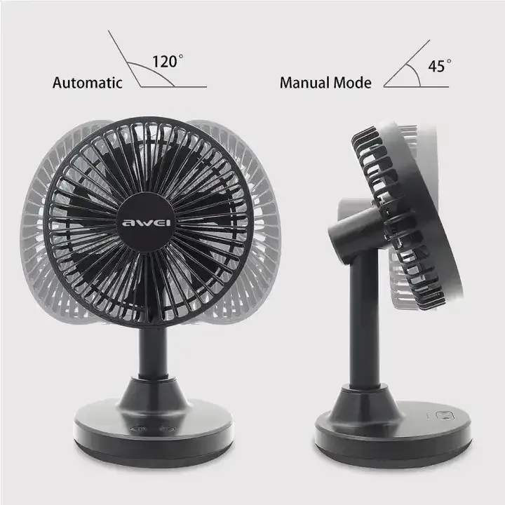 Awei F29 Desktop Oscillating Rechargeable Fan D Awei F29 Desktop Oscillating Rechargeable Fan D