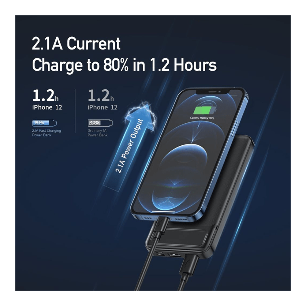 Awei P5K 10000Mah Fast Charging Power Bank C Awei P5K 10000Mah Fast Charging Power Bank C