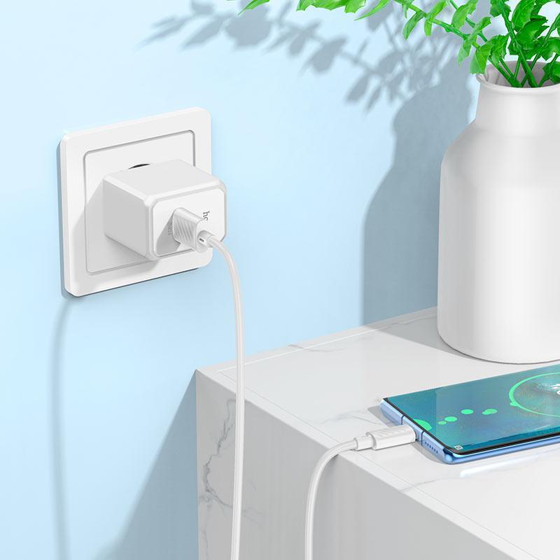 Hoco Cs12A Charger Adapter With Type C Cable C Hoco Cs12A Charger Adapter With Type C Cable C