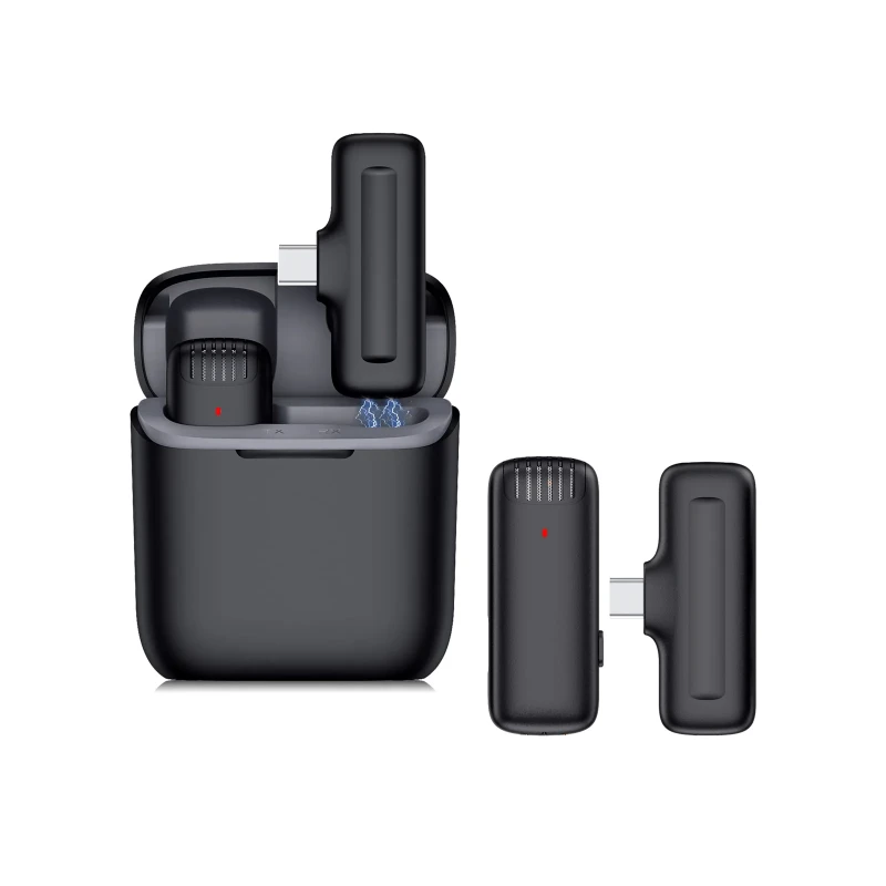 J11 Wireless Microphone With Charging Case – Type C J11 Wireless Microphone With Charging Case – Type C