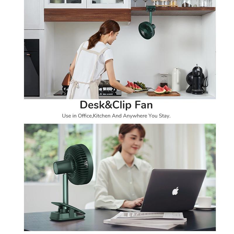 Jisulife Fa13R Clip Fan Auto Oscillating Clip On Fan 8000Mah D Jisulife Fa13R Clip Fan Auto Oscillating Clip On Fan 8000Mah D