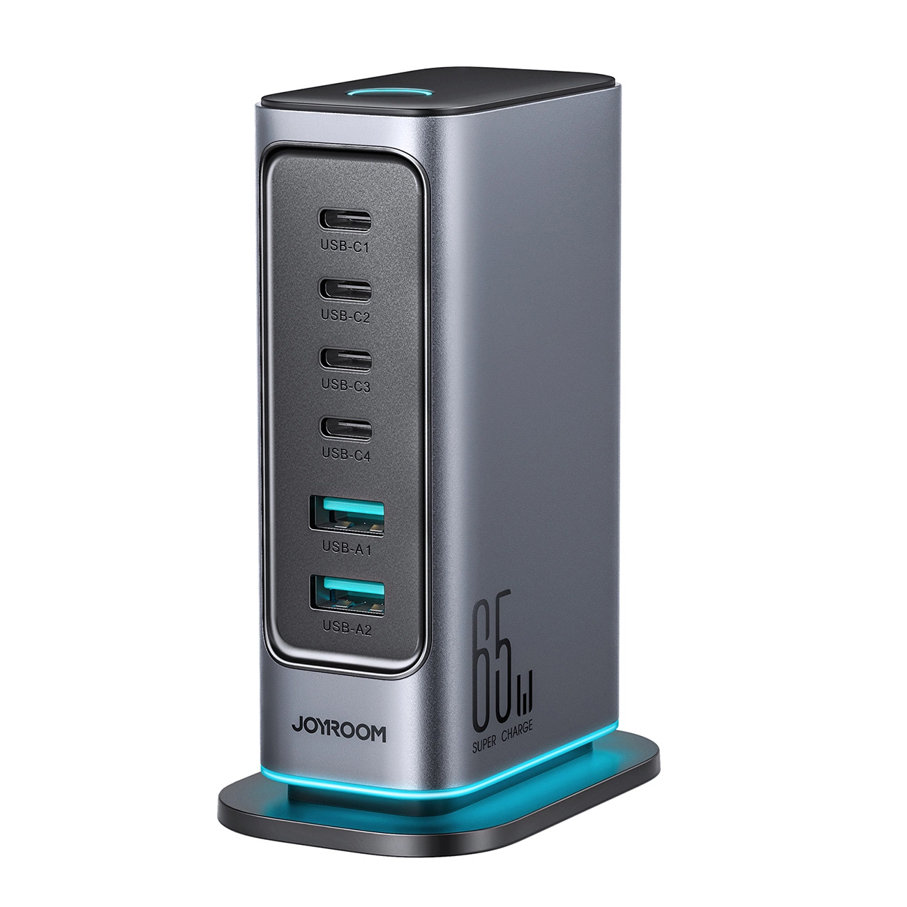 Joyroom Jr Tcm02 65W Gan Multi Port Power Station 4 Usb C And 2 Usb A (Eu Plug) Joyroom Jr Tcm02 65W Gan Multi Port Power Station 4 Usb C And 2 Usb A (Eu Plug)