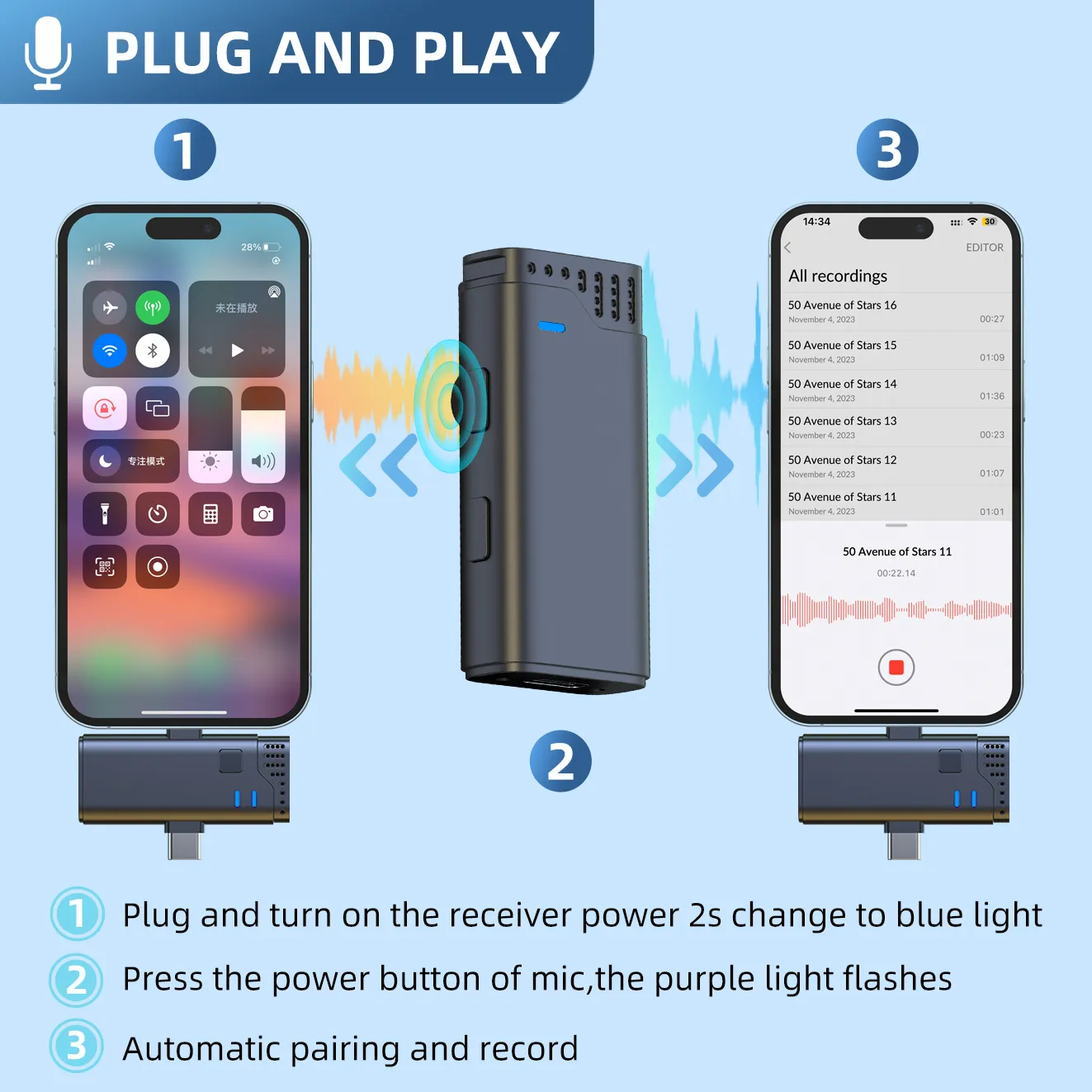 Jmary Mw 16 2 4G Wireless Microphone For Mobile And Camera C Jmary Mw 16 2 4G Wireless Microphone For Mobile And Camera C