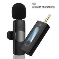K35 Single Wireless Microphone For 3.5mm Supported Devices
