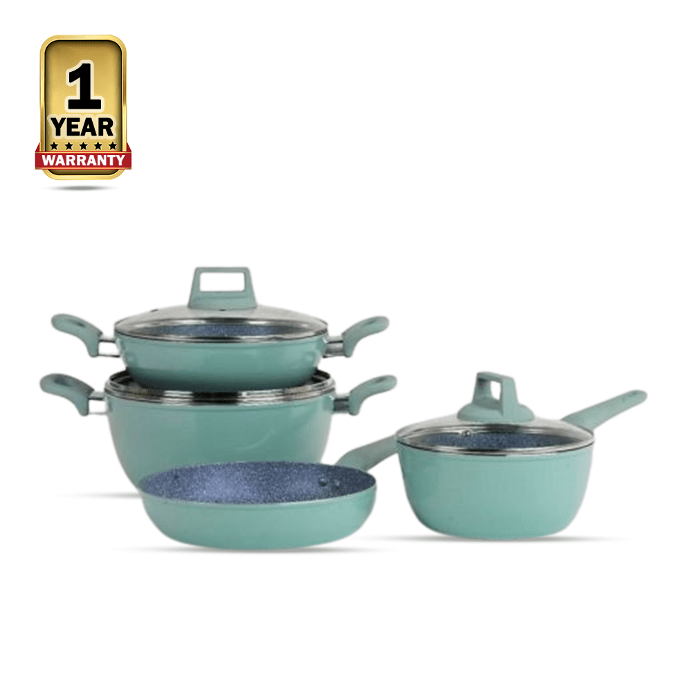 Kiam 7 Pieces Marble Die Casting Aluminium Cookware B Kiam 7 Pieces Marble Die Casting Aluminium Cookware B