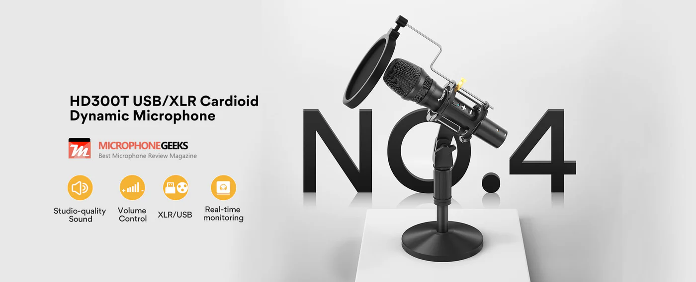 Maono Hd300T Usb Xlr Dynamic Broadcast Microphone A Maono Hd300T Usb Xlr Dynamic Broadcast Microphone A