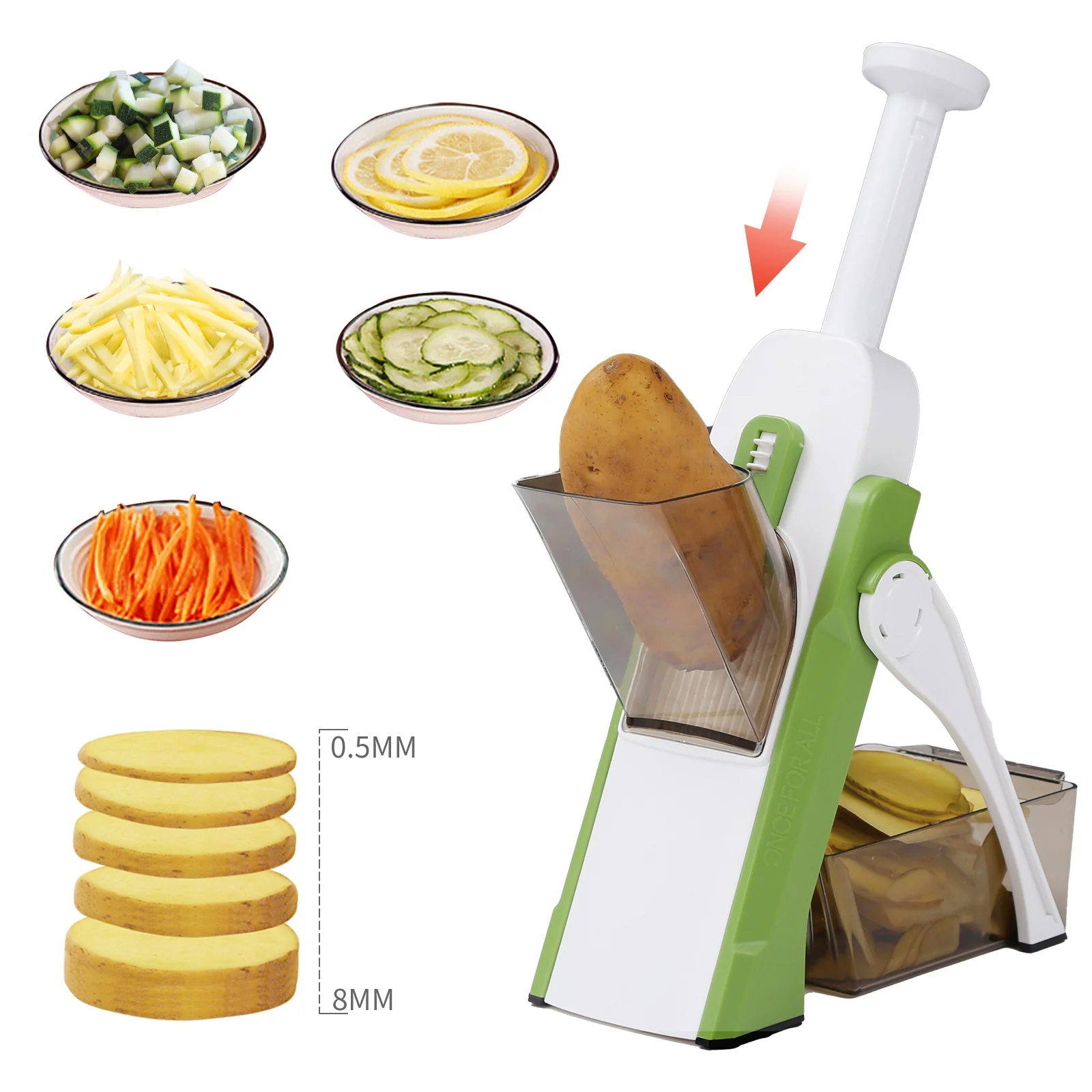 Multi Functional Vegetable Cutter With Slicer A Multi Functional Vegetable Cutter With Slicer A