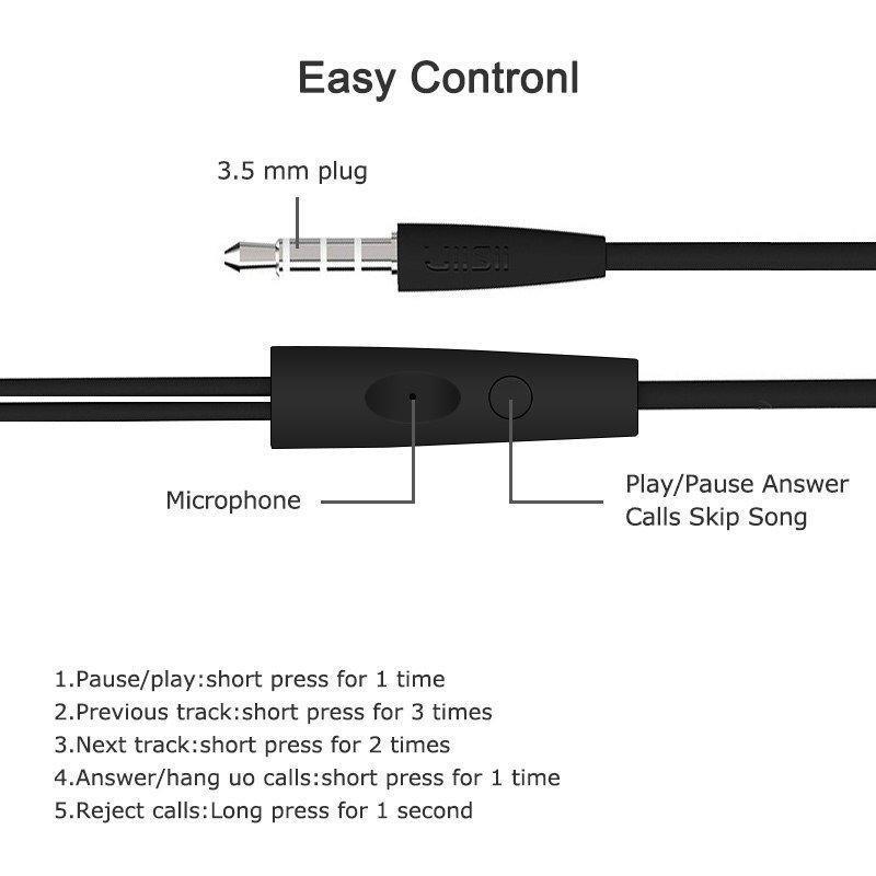 Uiisii C100 In Ear Headphones D Uiisii C100 In Ear Headphones D
