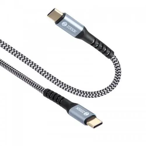 Zoook Superfast 100W C Usb Type C To Type C Fast Charging Cable A Zoook Superfast 100W C Usb Type C To Type C Fast Charging Cable A