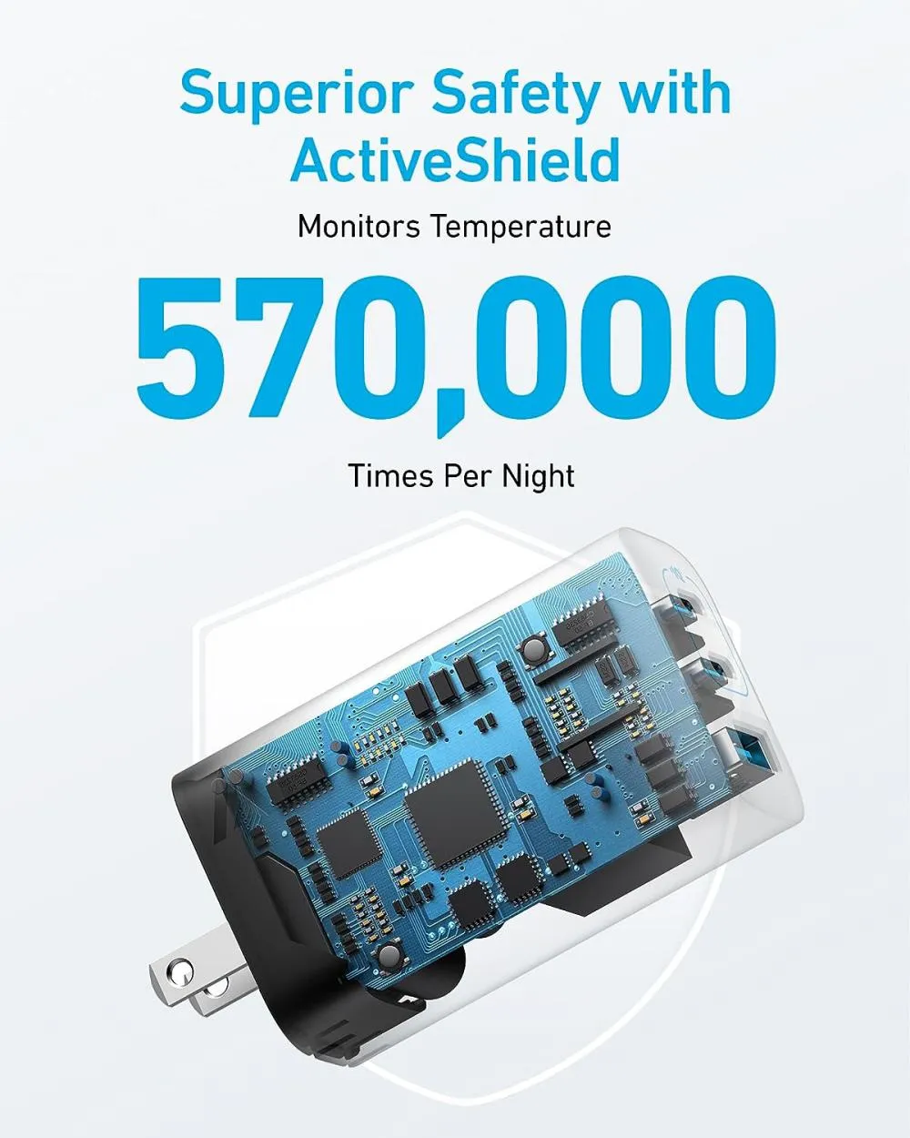 Anker A2674 336 67W Three Port Wall Charger Adapter Only B Anker A2674 336 67W Three Port Wall Charger Adapter Only B