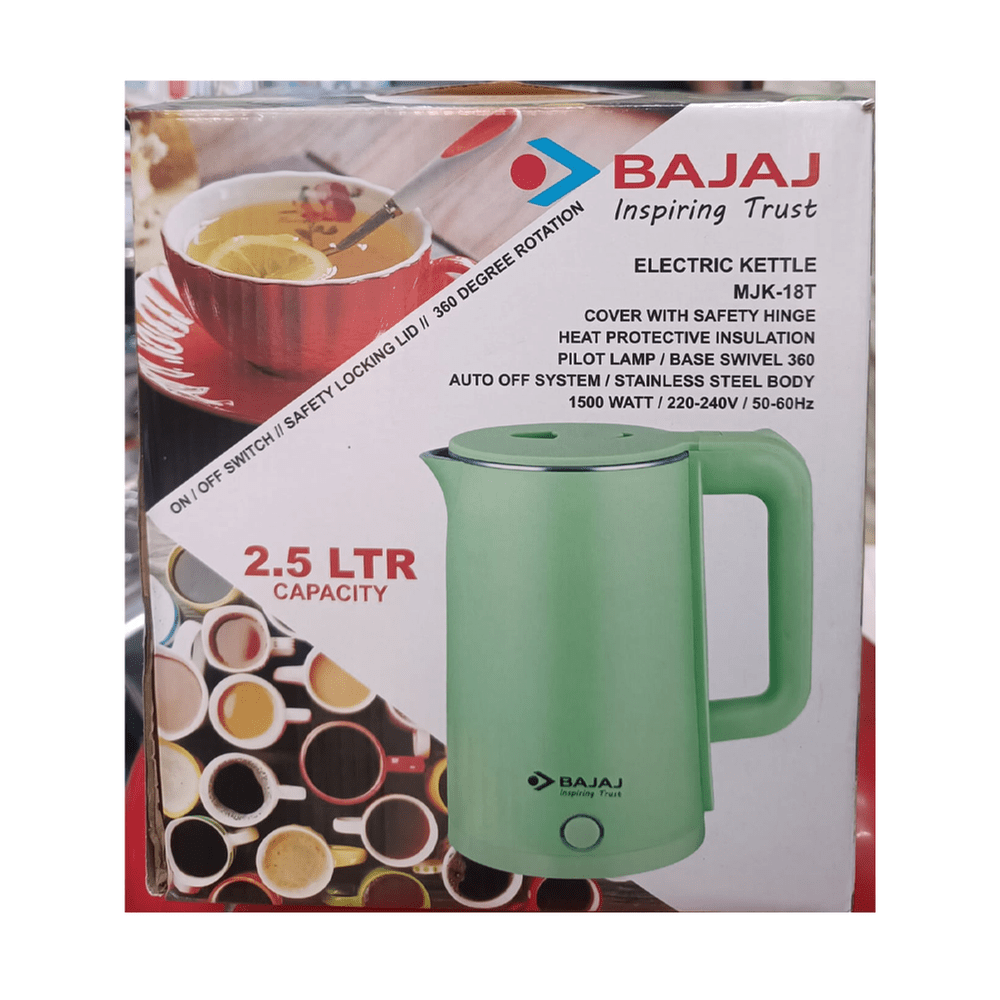 Bajaj Ae 18T Electric Kettle 2 5 Ltr 1500W A Bajaj Ae 18T Electric Kettle 2 5 Ltr 1500W A