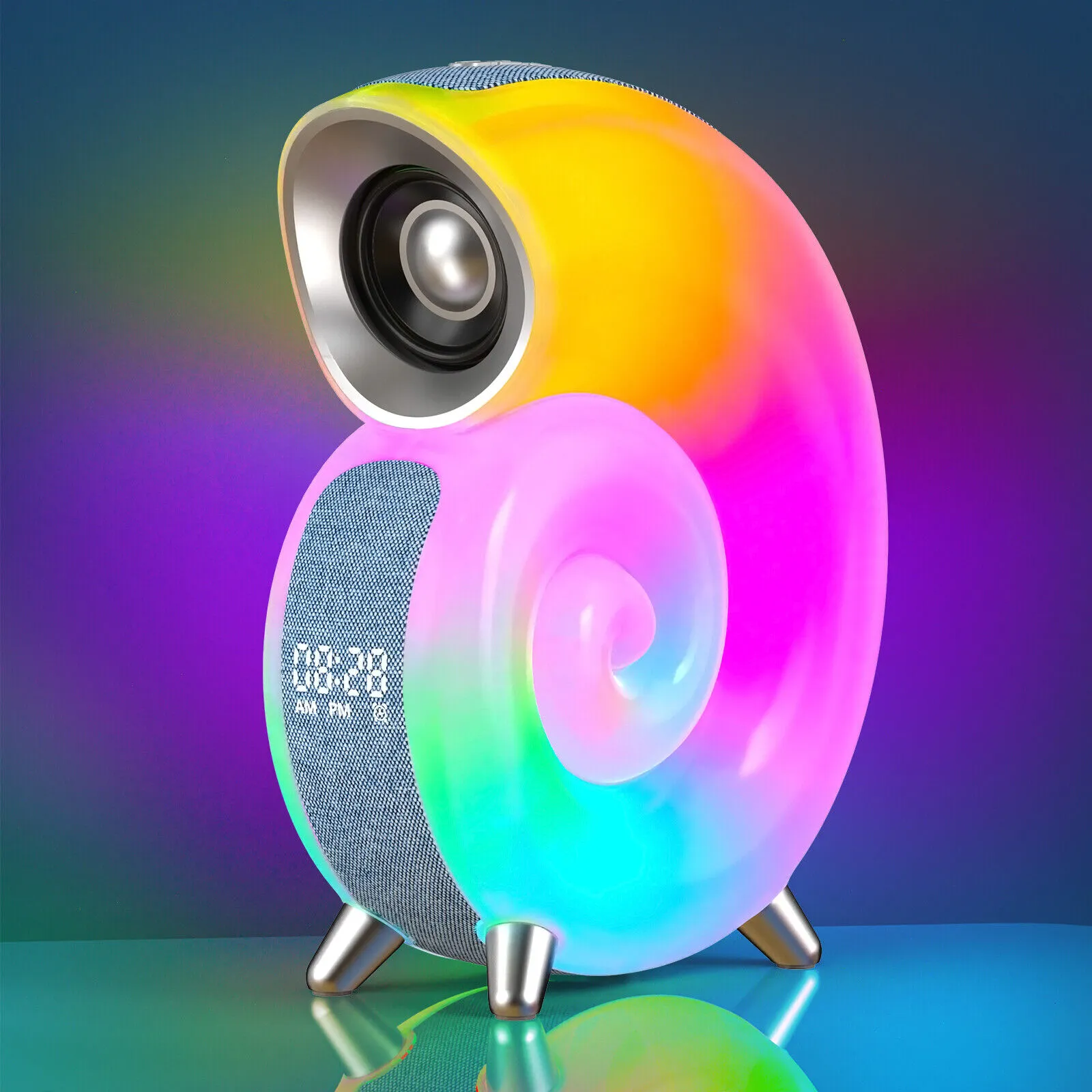 Conch Smart Rgb Light Bluetooth Speaker Alarm Clock C Conch Smart Rgb Light Bluetooth Speaker Alarm Clock C