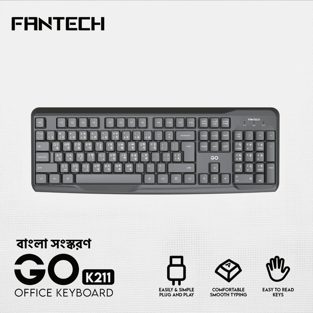 Fantech Go K211 Bangla Keyboard A Fantech Go K211 Bangla Keyboard A