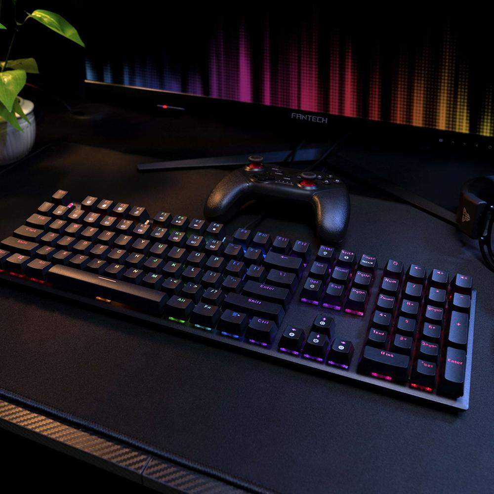 Fantech Maxfit108 Mk855 Rgb Usb Wired Mechanical Gaming Keyboard E Fantech Maxfit108 Mk855 Rgb Usb Wired Mechanical Gaming Keyboard E