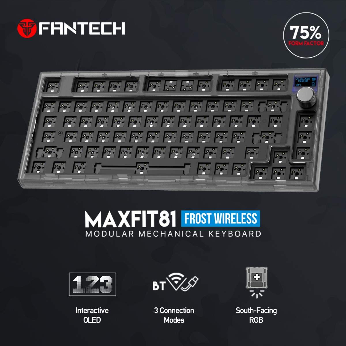 Fantech Maxfit81 Mk910 Gaming Keyboard Barebone Version C Fantech Maxfit81 Mk910 Gaming Keyboard Barebone Version C
