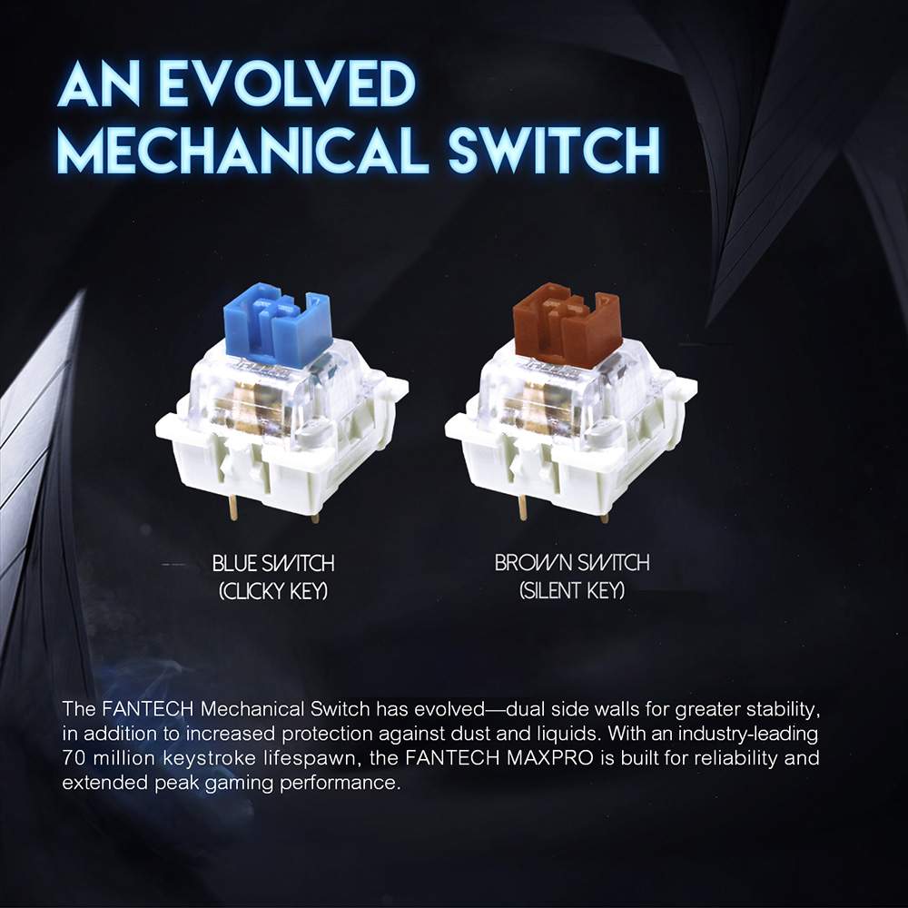 Fantech Mk851 Max Pro Usb Wired Mechanical Rgb Gaming Keyboard D Fantech Mk851 Max Pro Usb Wired Mechanical Rgb Gaming Keyboard D