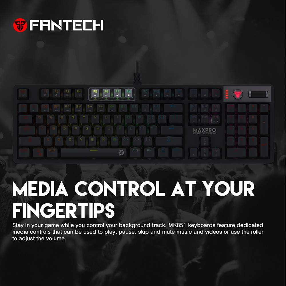 Fantech Mk851 Max Pro Usb Wired Mechanical Rgb Gaming Keyboard E Fantech Mk851 Max Pro Usb Wired Mechanical Rgb Gaming Keyboard E