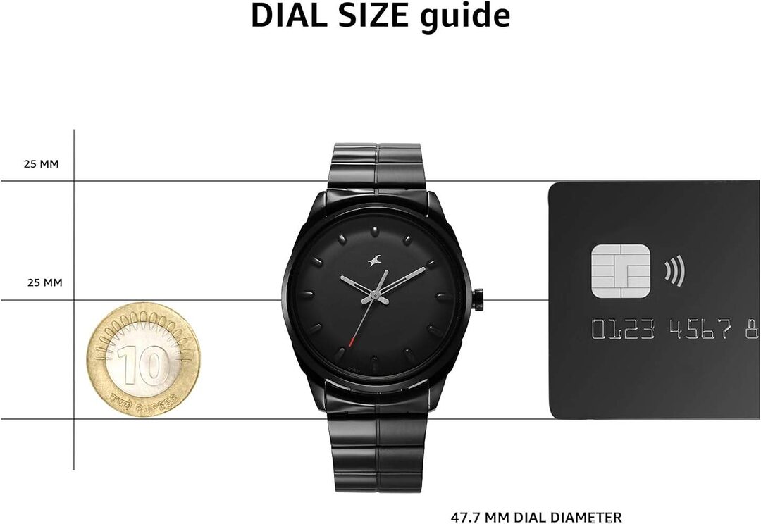 Fastrack 3273Nm01 Quartz Analog Black Dial Black Stainless Steel Strap Watch B Fastrack 3273Nm01 Quartz Analog Black Dial Black Stainless Steel Strap Watch B