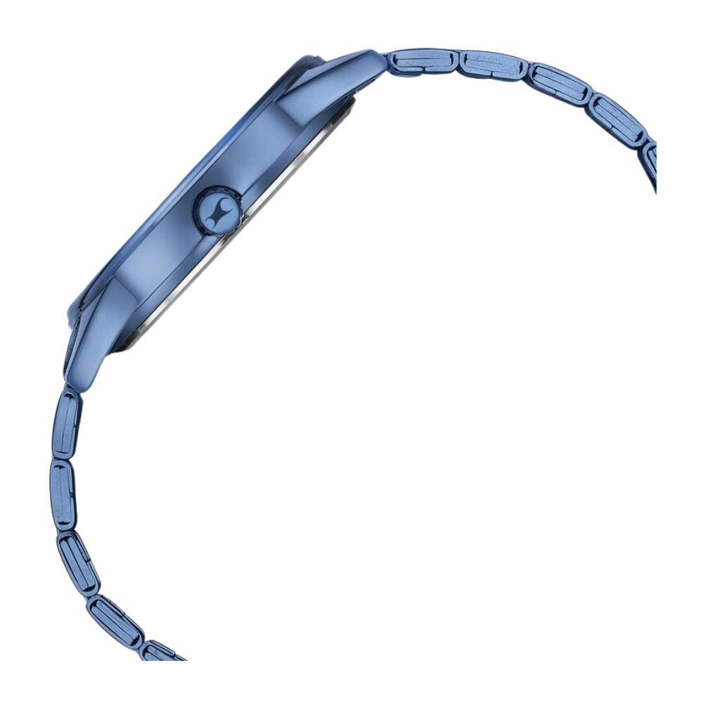 Fastrack 3305Qm02 Stunnerse Quartz Analog Blue Dial With Blue Metal Strap Watch B Fastrack 3305Qm02 Stunnerse Quartz Analog Blue Dial With Blue Metal Strap Watch B