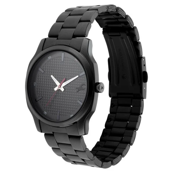 Fastrack Nr3255Nm01 Stunners Quartz Analog Black Dial Metal Strap Watch Fastrack Nr3255Nm01 Stunners Quartz Analog Black Dial Metal Strap Watch