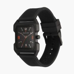 Fastrack NS1474NP01 Hitlist Quartz Analog with Date Black Dial PU Strap Watch