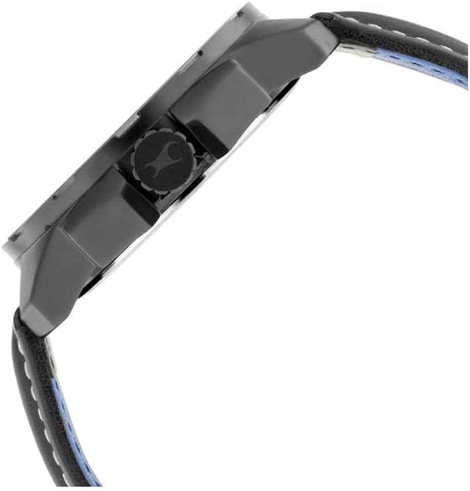 Fastrack Ns3084Nl05 Hitlist Quartz Analog Black Dial Leather Strap Watch D Fastrack Ns3084Nl05 Hitlist Quartz Analog Black Dial Leather Strap Watch D