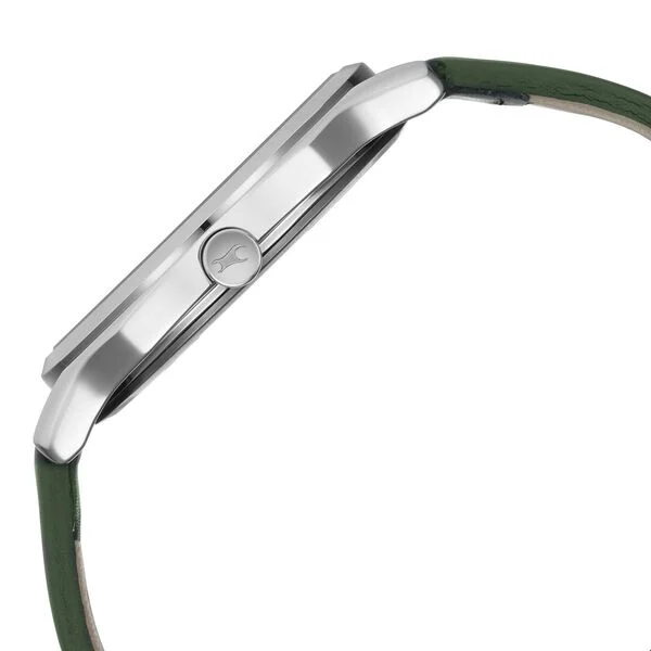 Fastrack Ns3255Sl02 Stunners Quartz Analog Green Dial Leather Strap Watch B Fastrack Ns3255Sl02 Stunners Quartz Analog Green Dial Leather Strap Watch B