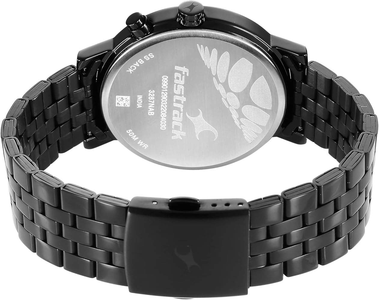 Fastrack Ns3287Nm01 Tick Tock Quartz Multifunction Black Dial Metal Strap Watch B Fastrack Ns3287Nm01 Tick Tock Quartz Multifunction Black Dial Metal Strap Watch B