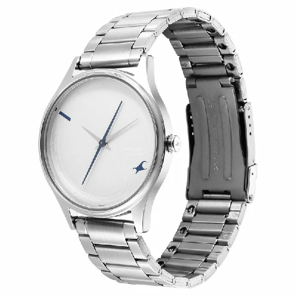 Fastrack Ns3290Sm01 Stunners Quartz Analog Silver Dial Metal Strap Watch A Fastrack Ns3290Sm01 Stunners Quartz Analog Silver Dial Metal Strap Watch A