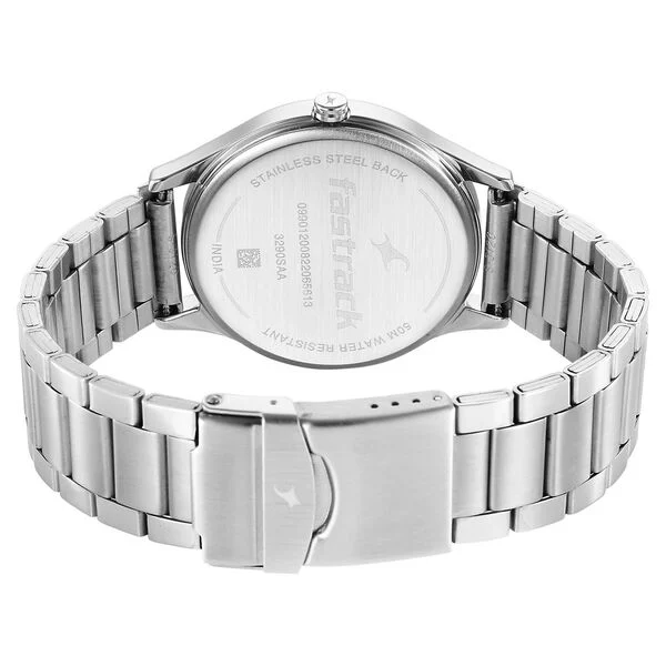 Fastrack Ns3290Sm01 Stunners Quartz Analog Silver Dial Metal Strap Watch B Fastrack Ns3290Sm01 Stunners Quartz Analog Silver Dial Metal Strap Watch B