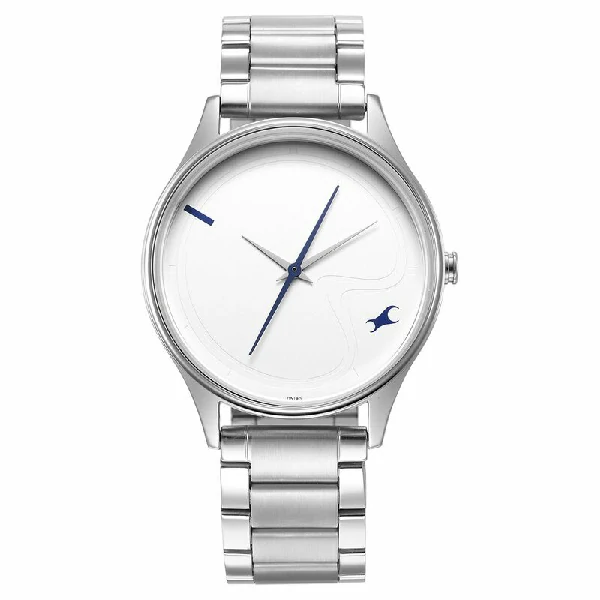 Fastrack Ns3290Sm01 Stunners Quartz Analog Silver Dial Metal Strap Watch Fastrack Ns3290Sm01 Stunners Quartz Analog Silver Dial Metal Strap Watch
