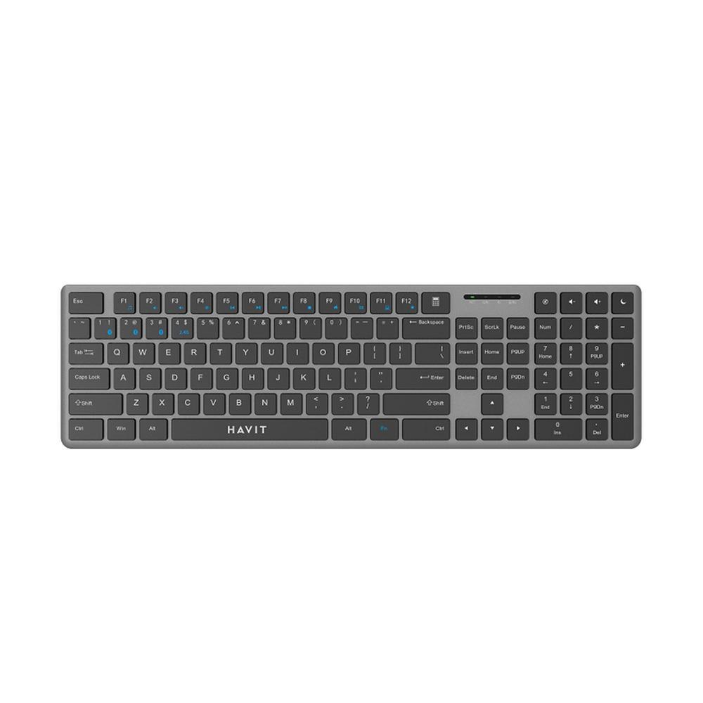 Havit Kb235Wb Dual Mode Bluetooth Keyboard With Bangla A Havit Kb235Wb Dual Mode Bluetooth Keyboard With Bangla A