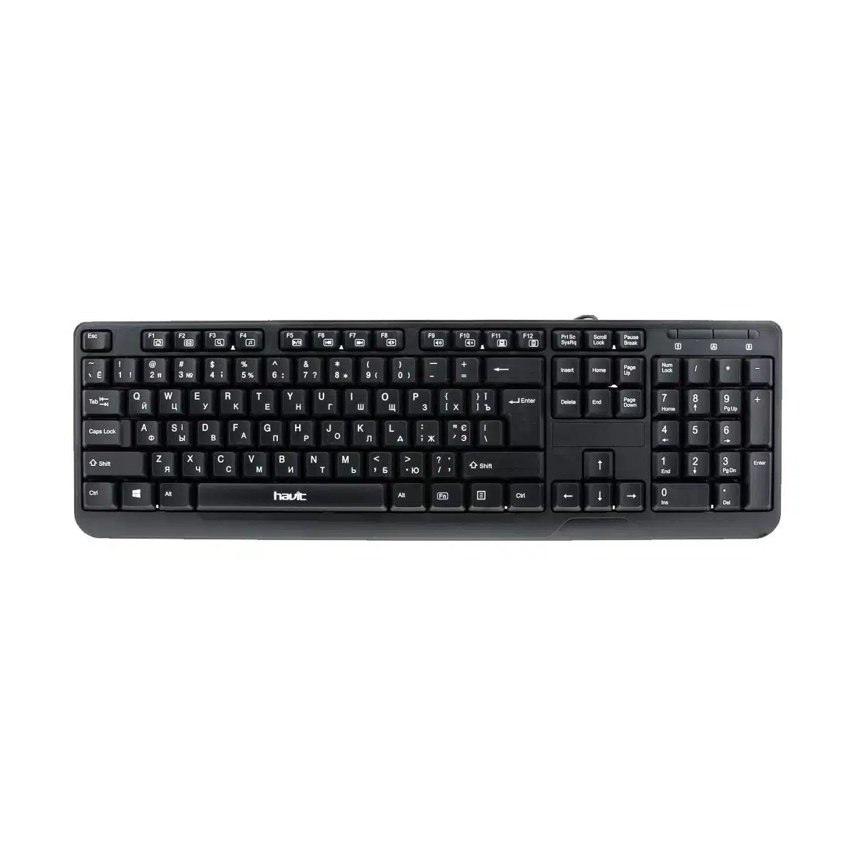 Havit Kb378 Black Usb Exquisite Keyboard With Bangla Havit Kb378 Black Usb Exquisite Keyboard With Bangla