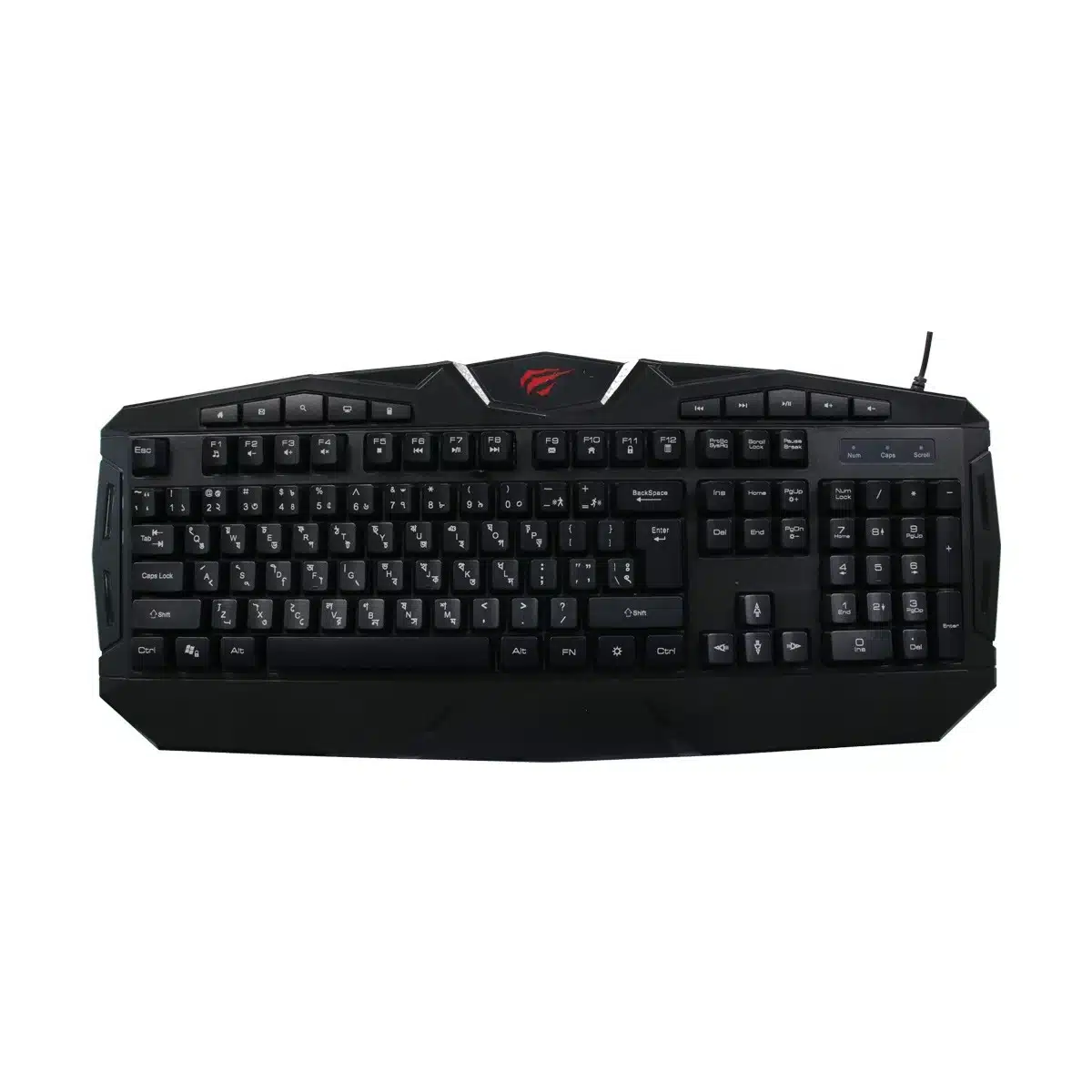 Havit Kb505L Multi Function Led Backlit Gaming Keyboard Havit Kb505L Multi Function Led Backlit Gaming Keyboard