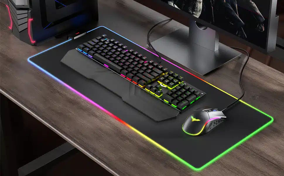 Havit Kb511L Rgb Wired Gaming Keyboard, Mouse &Amp; Mouse Pad Combo E Havit Kb511L Rgb Wired Gaming Keyboard, Mouse &Amp; Mouse Pad Combo E