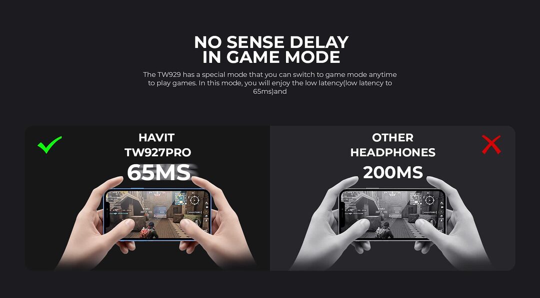 Havit Tw929 Tws Bluetooth Stereo Gaming Earbuds D Havit Tw929 Tws Bluetooth Stereo Gaming Earbuds D