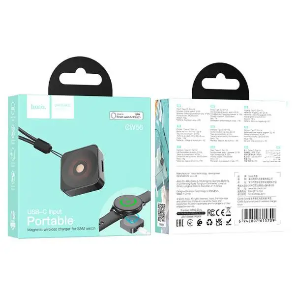 Hoco Cw56 Sam Smart Watch Wireless Charger A Hoco Cw56 Sam Smart Watch Wireless Charger A