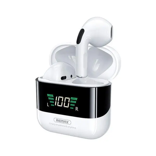 Remax Tws 10 Plus Bluetooth Earphones With Digital Display Remax Tws 10 Plus Bluetooth Earphones With Digital Display
