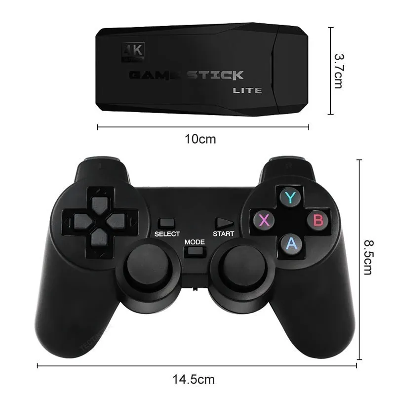 64Gb Built In 20000 Games Stick 2 Wireless Controller Gamepad 4K Hd Video Game Console C 64Gb Built In 20000 Games Stick 2 Wireless Controller Gamepad 4K Hd Video Game Console C