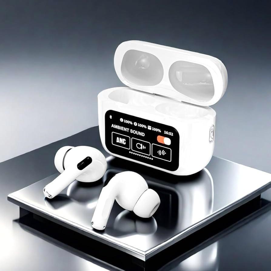 A9 Pro Anc Earbuds Touch Screen Display E