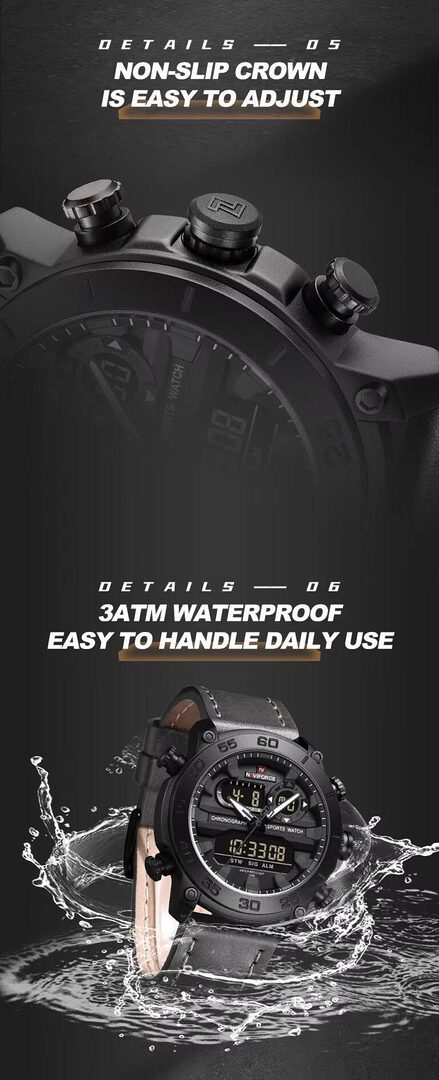Naviforce 9235 Watch For Men F
