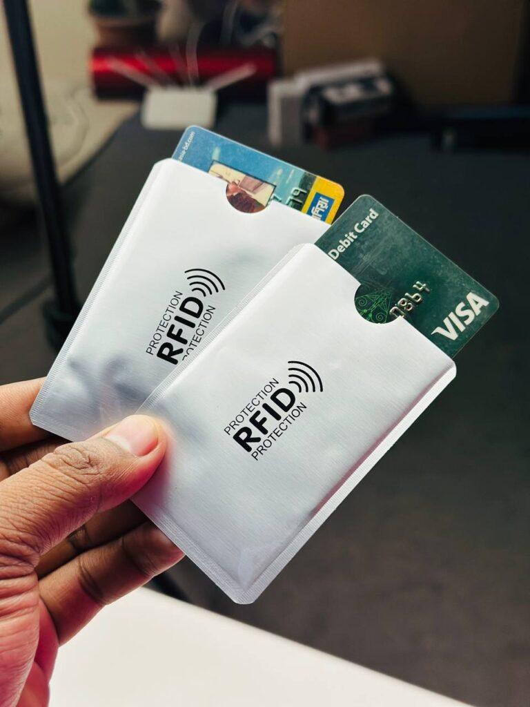 Anti Rfid Card Holder Nfc Blocking Reader Case Protection Aluminium – 1Pc