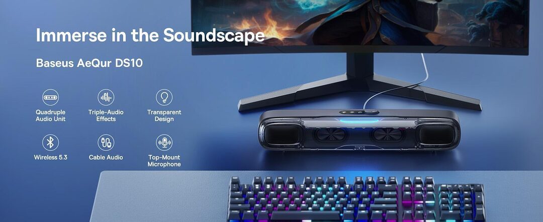 Baseus Aequr Ds10 Mini Soundbar Cluster A