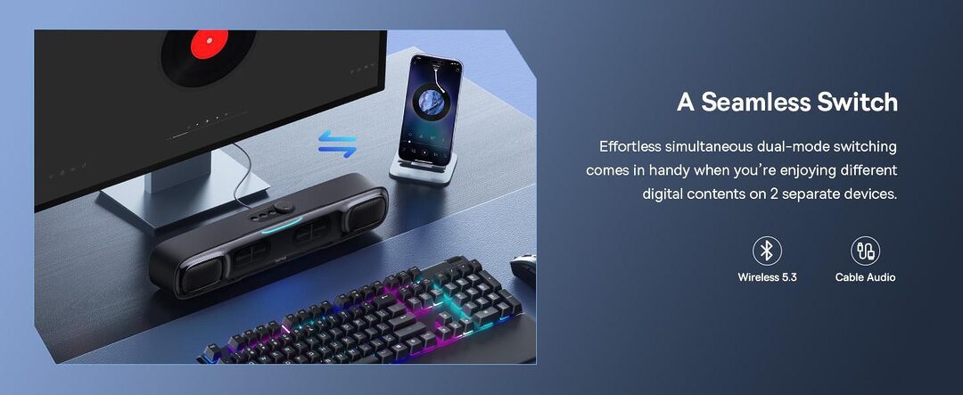 Baseus Aequr Ds10 Mini Soundbar Cluster F